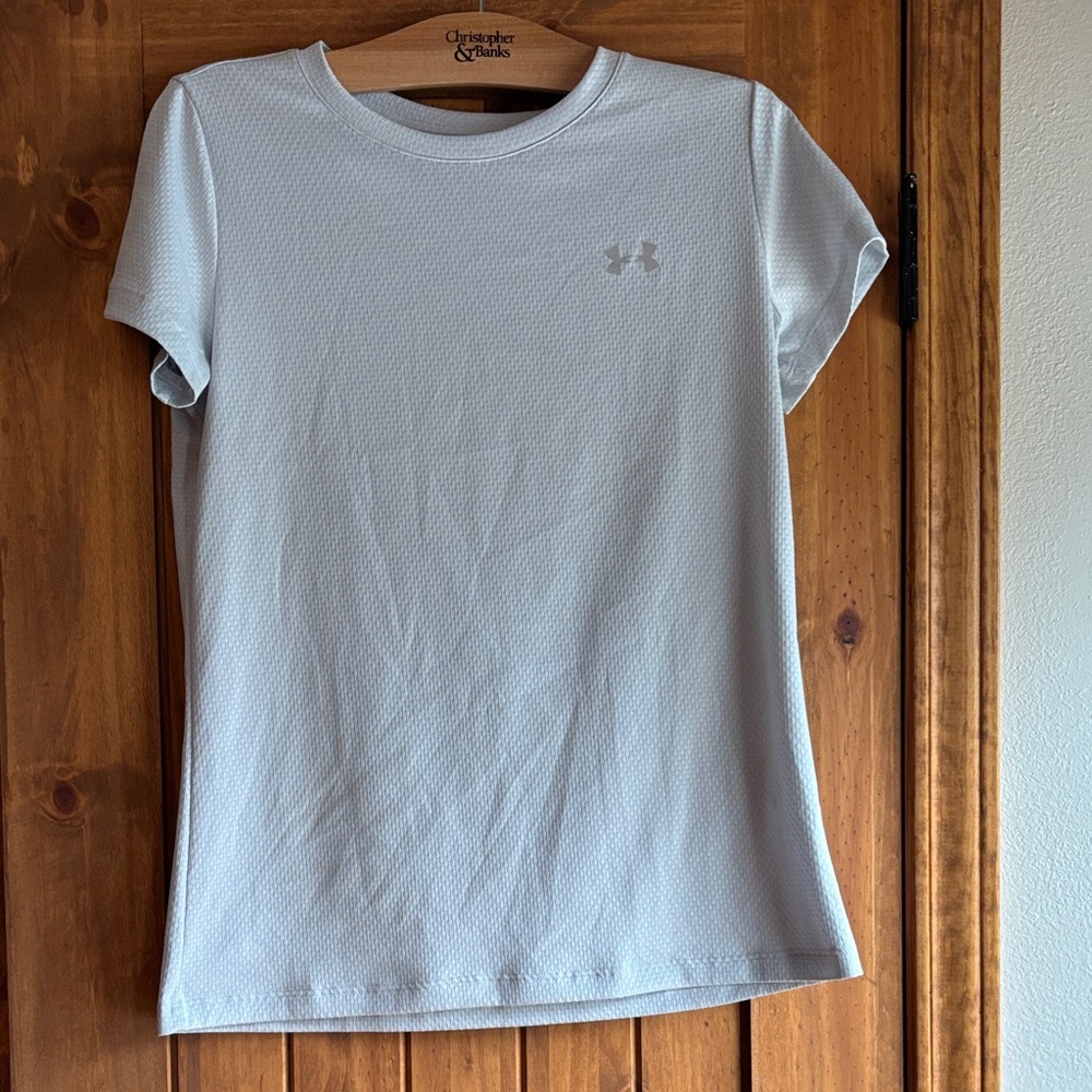 Under Armour Women's Light Gray Short Sleeve Tee